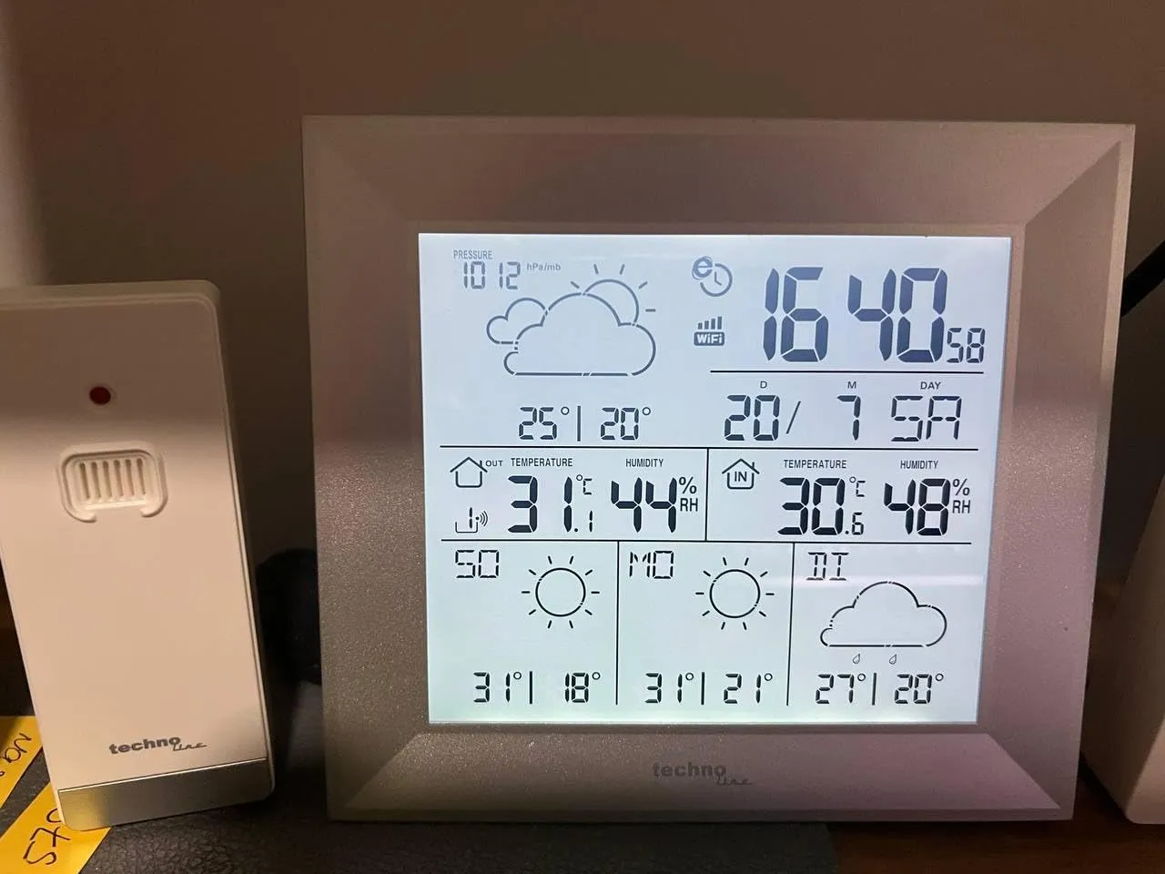 Technoline WD 2000 Wetterstation WLAN mit App und Sensor