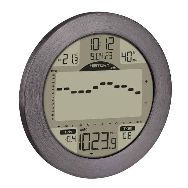 TFA Dostmann Meteomar 35.1124.10 Wetterstation Barometer Grau