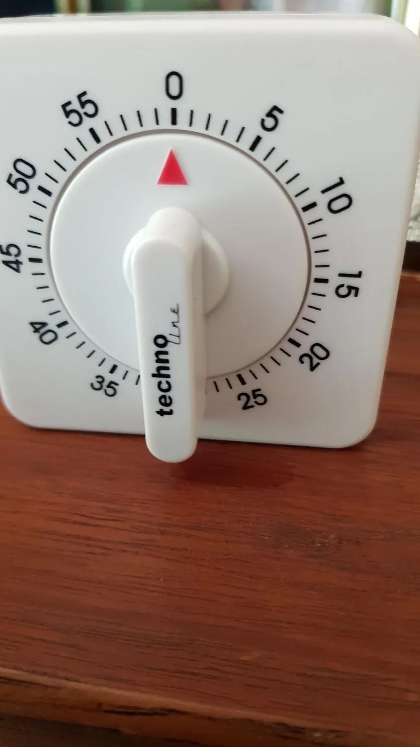 Technoline KZW Kurzzeitwecker analog weiß 60 Minuten