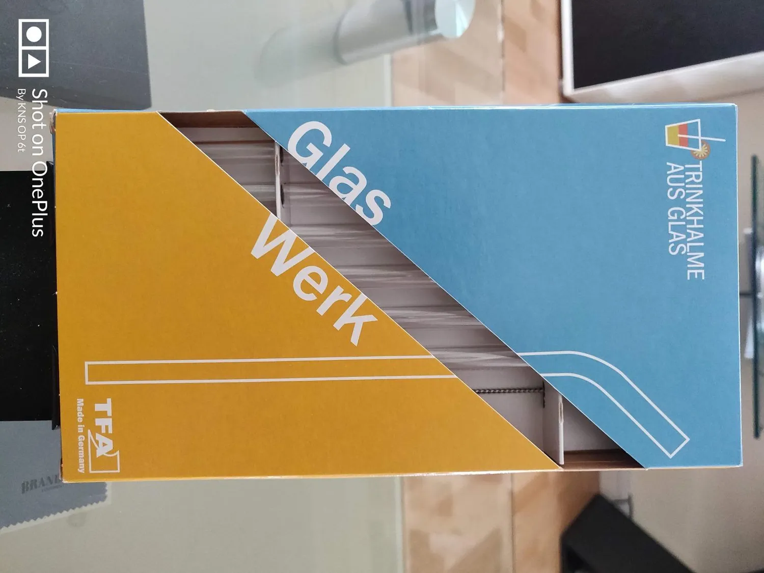 TFA Dostmann GlasWerk Curved 14.2018.06 Glastrinkhalme 6er Pack