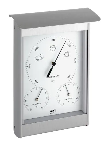 TFA Dostmann 20.2045 Analoge Wetterstation Außen Aluminium