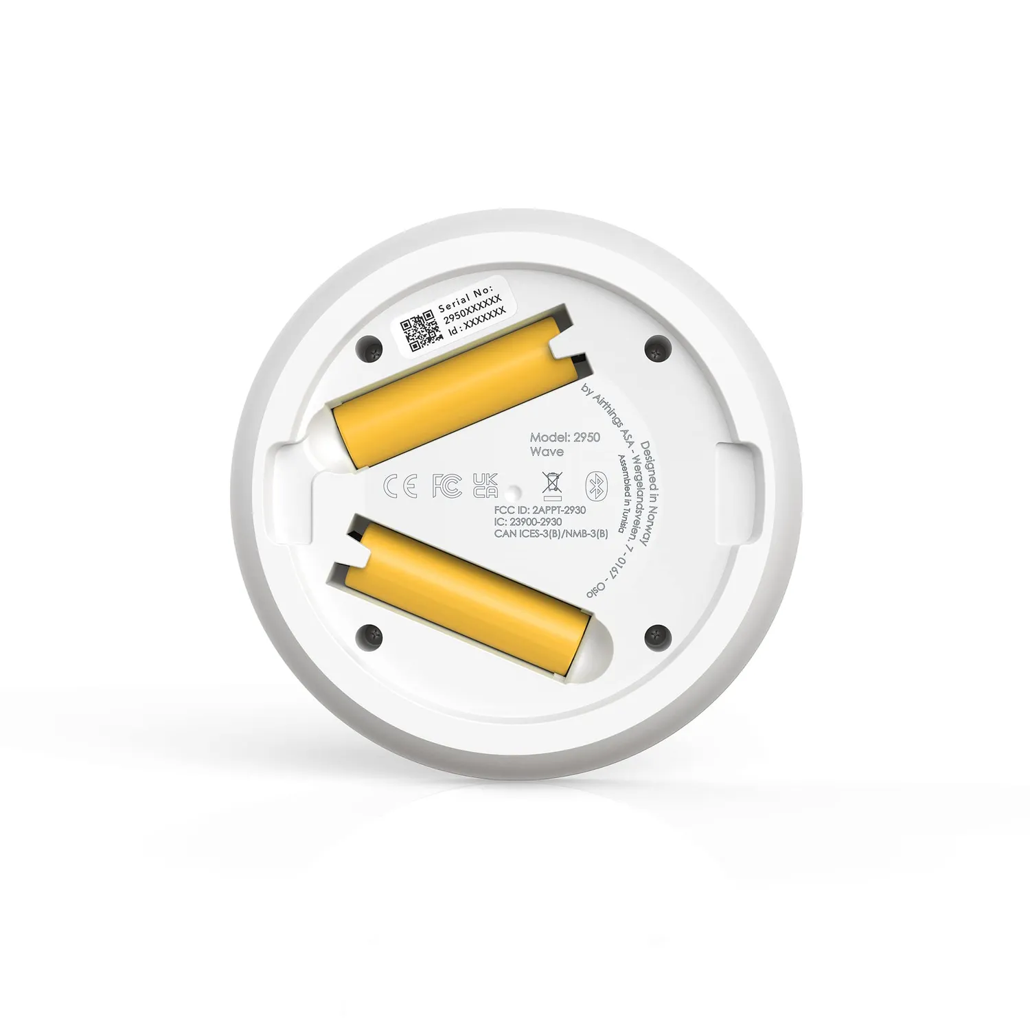 Airthings 2950 Wave Radon Messgerät App Lichtring
