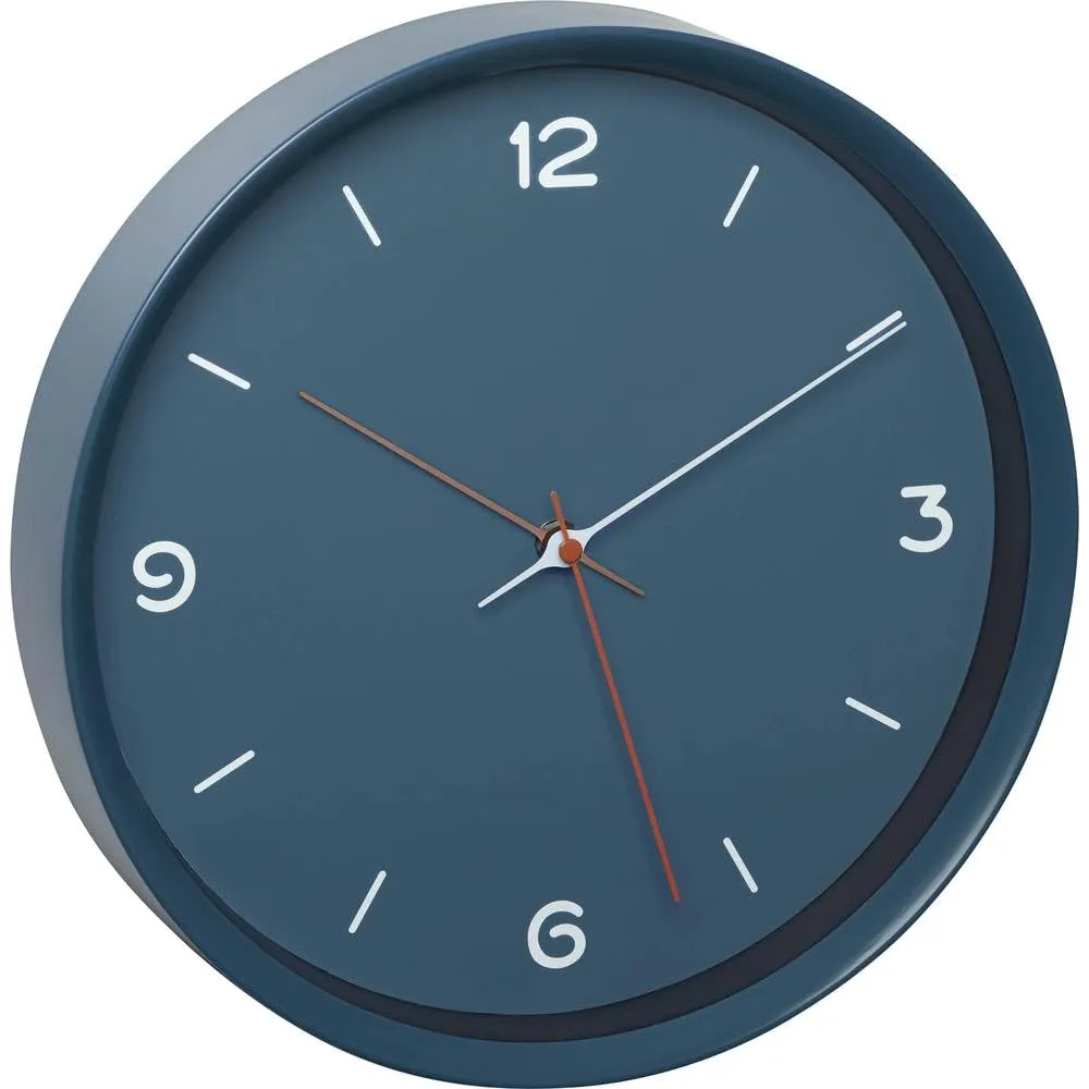 TFA Dostmann 60.3056.01 Wanduhr schwarz Sweep-Uhrwerk