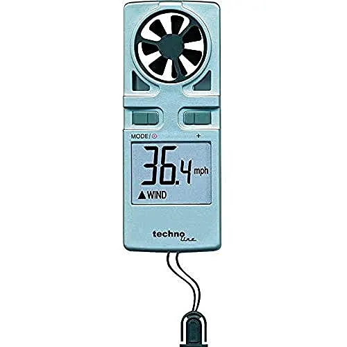 Technoline EA 3000 Hand-Windmesser grau mit Beleuchtung
