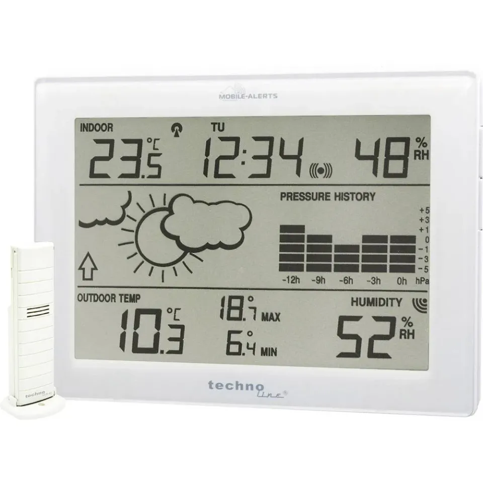 Technoline MA 10410 Wetterstation Mobile Alerts weiß