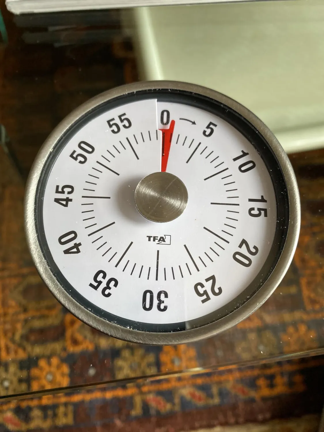 TFA Dostmann Puck 38.1028.10 Küchentimer mechanisch grau