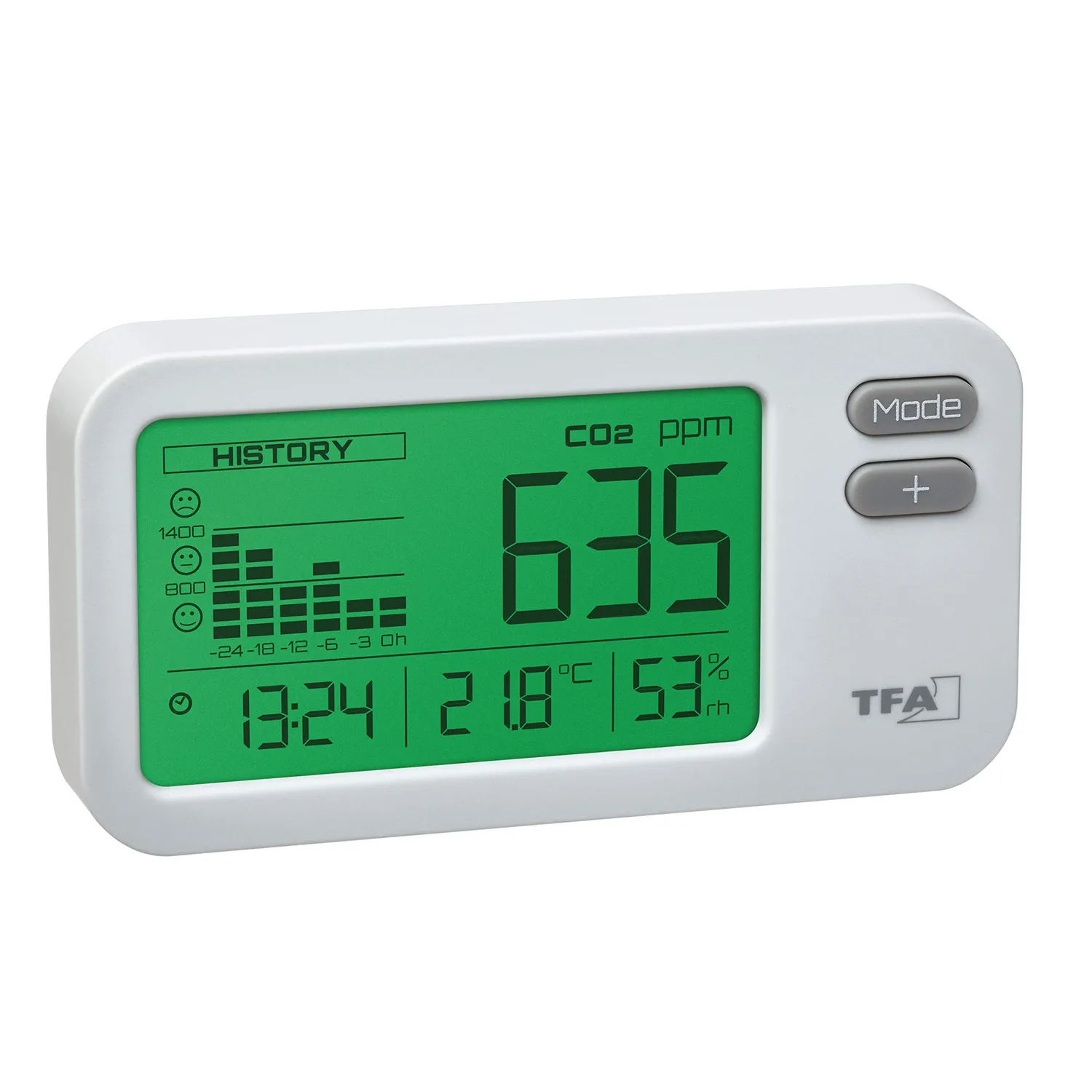 TFA Dostmann Airco2ntrol Coach 31.5009 CO2-Monitor weiß