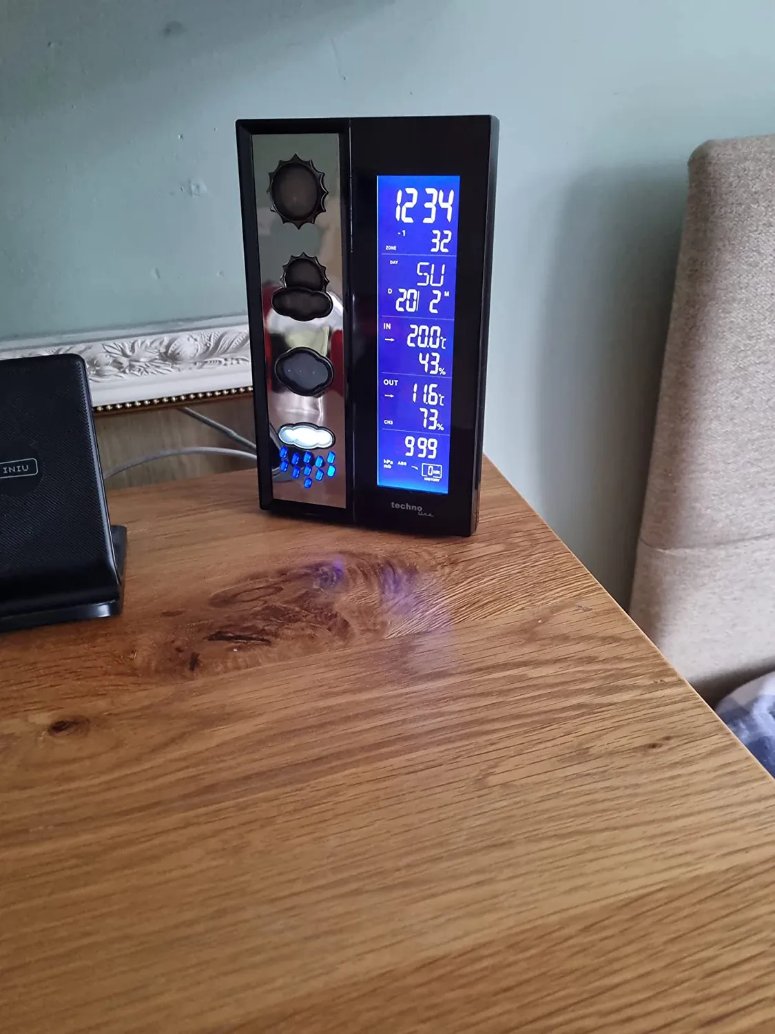 Technoline WS 6650 Wetterstation mit LED-Wettersymbolen
