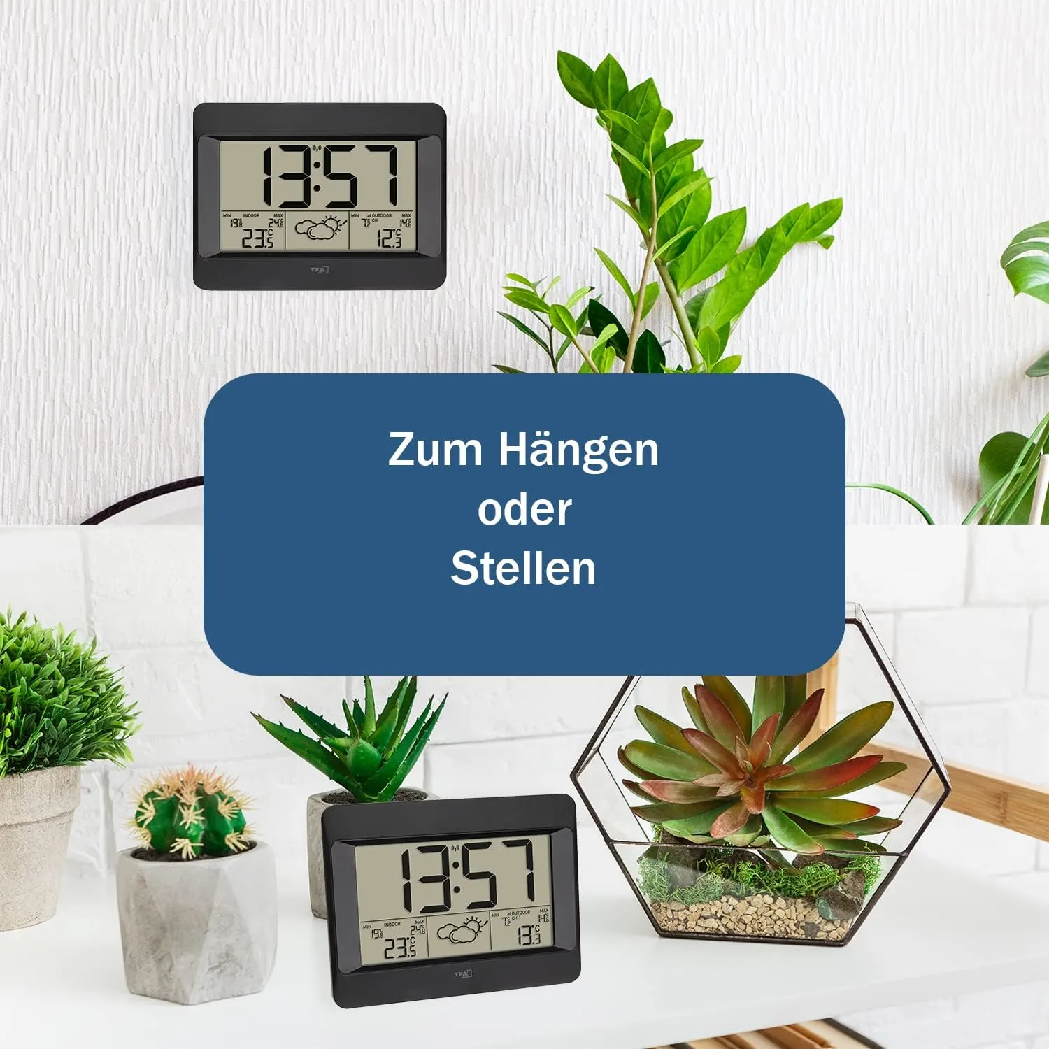 TFA Dostmann Zeno 35.1163.01 Wetterstation schwarz Prognose