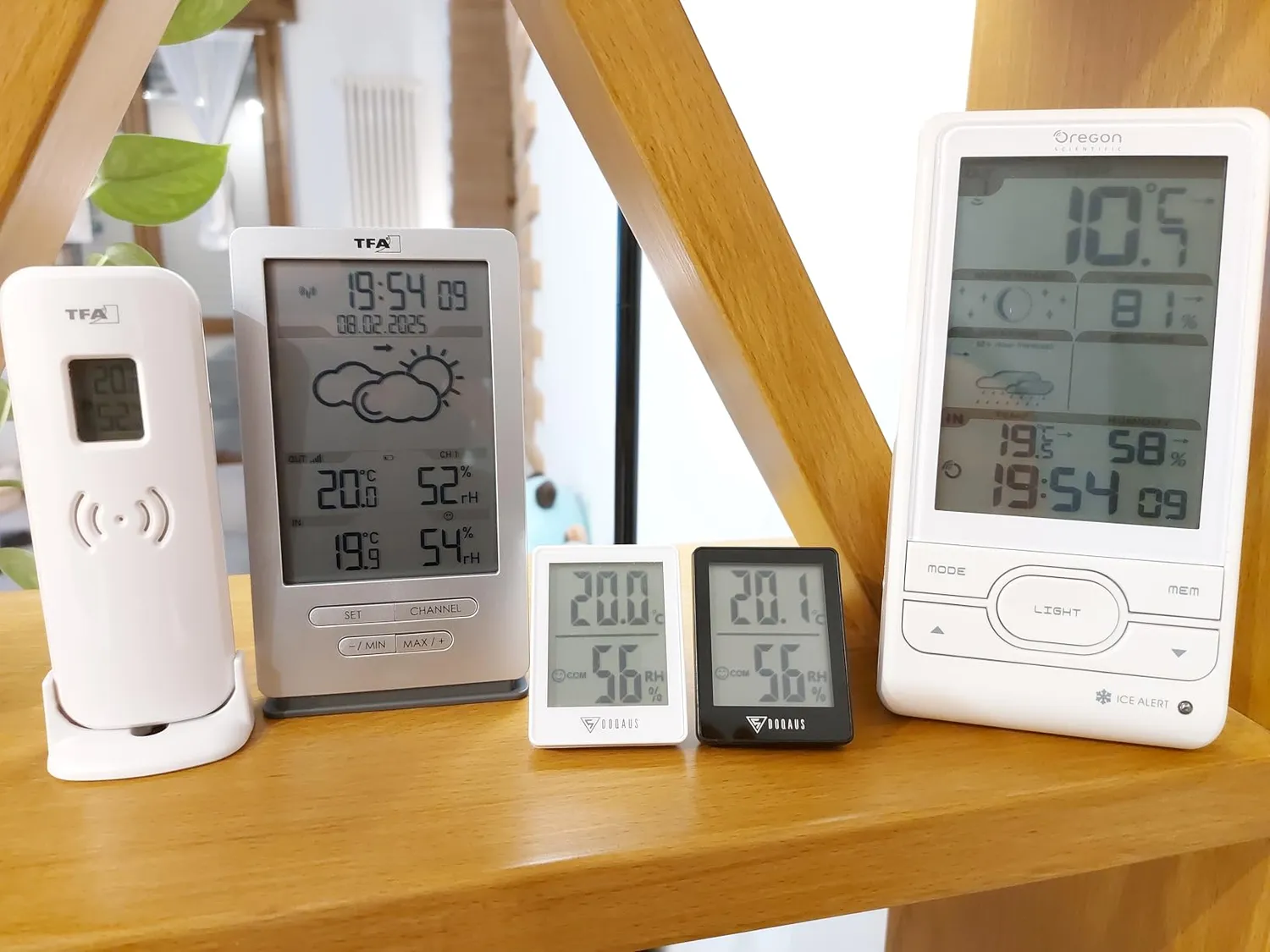 TFA Dostmann Xena Funk-Wetterstation silber Außensensor