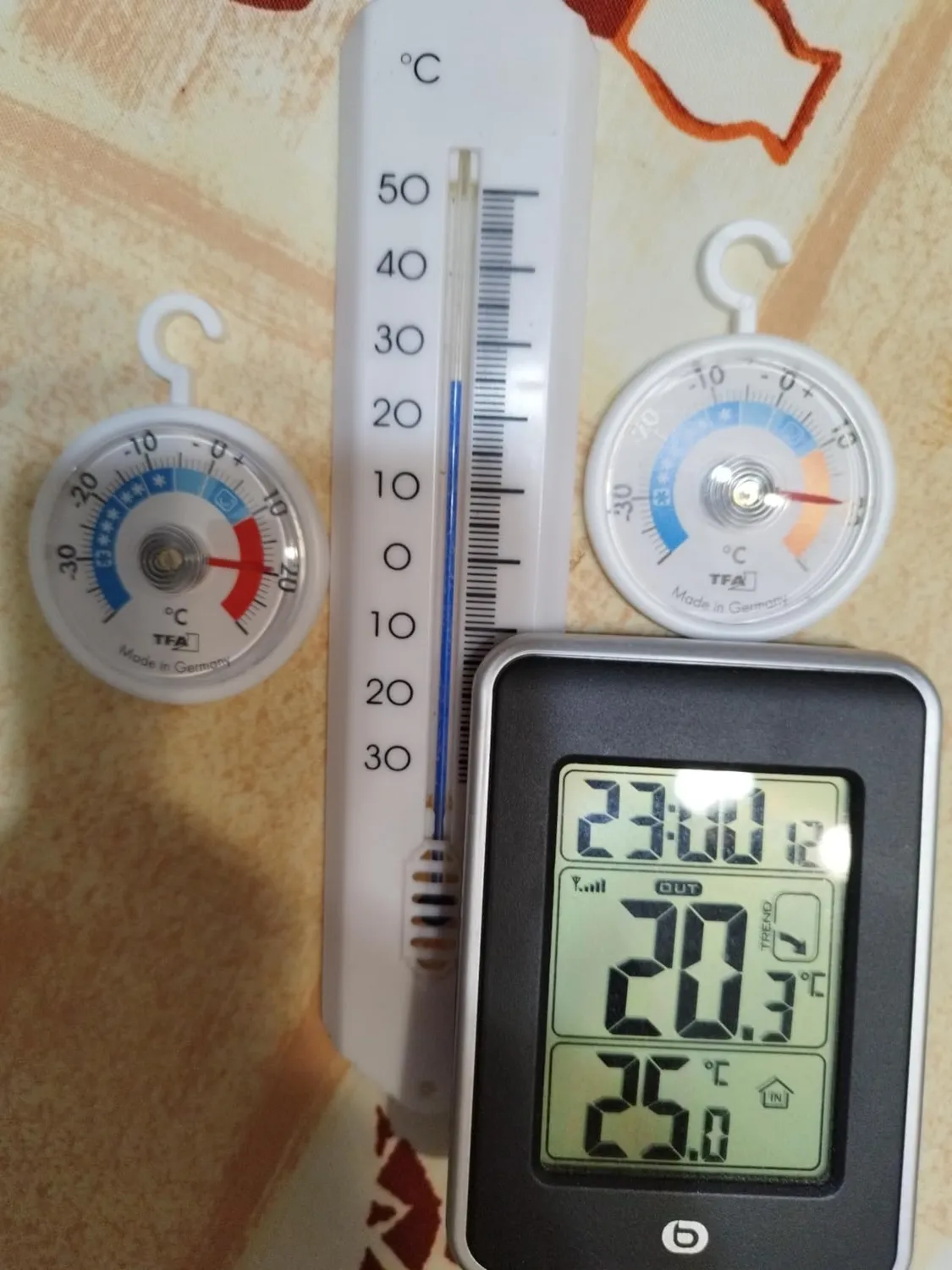 TFA Dostmann 95.1036 Kühlthermometer 2er Set analog
