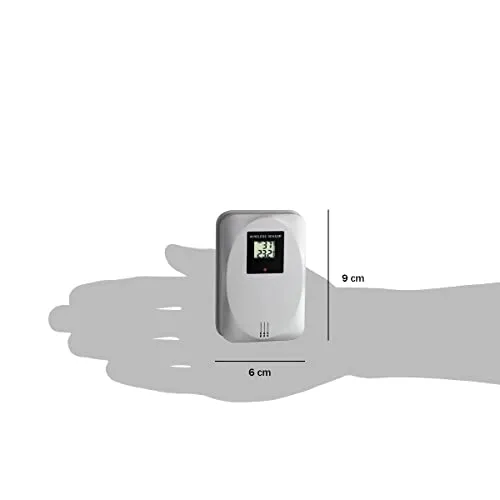 TFA Dostmann 30.3169 Thermo-Hygrosender für Quadro weiß
