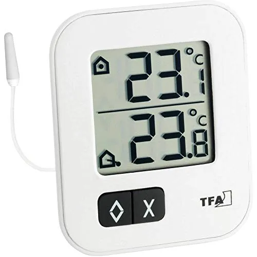 TFA Dostmann Moxx 30.1043 Thermometer weiß digital
