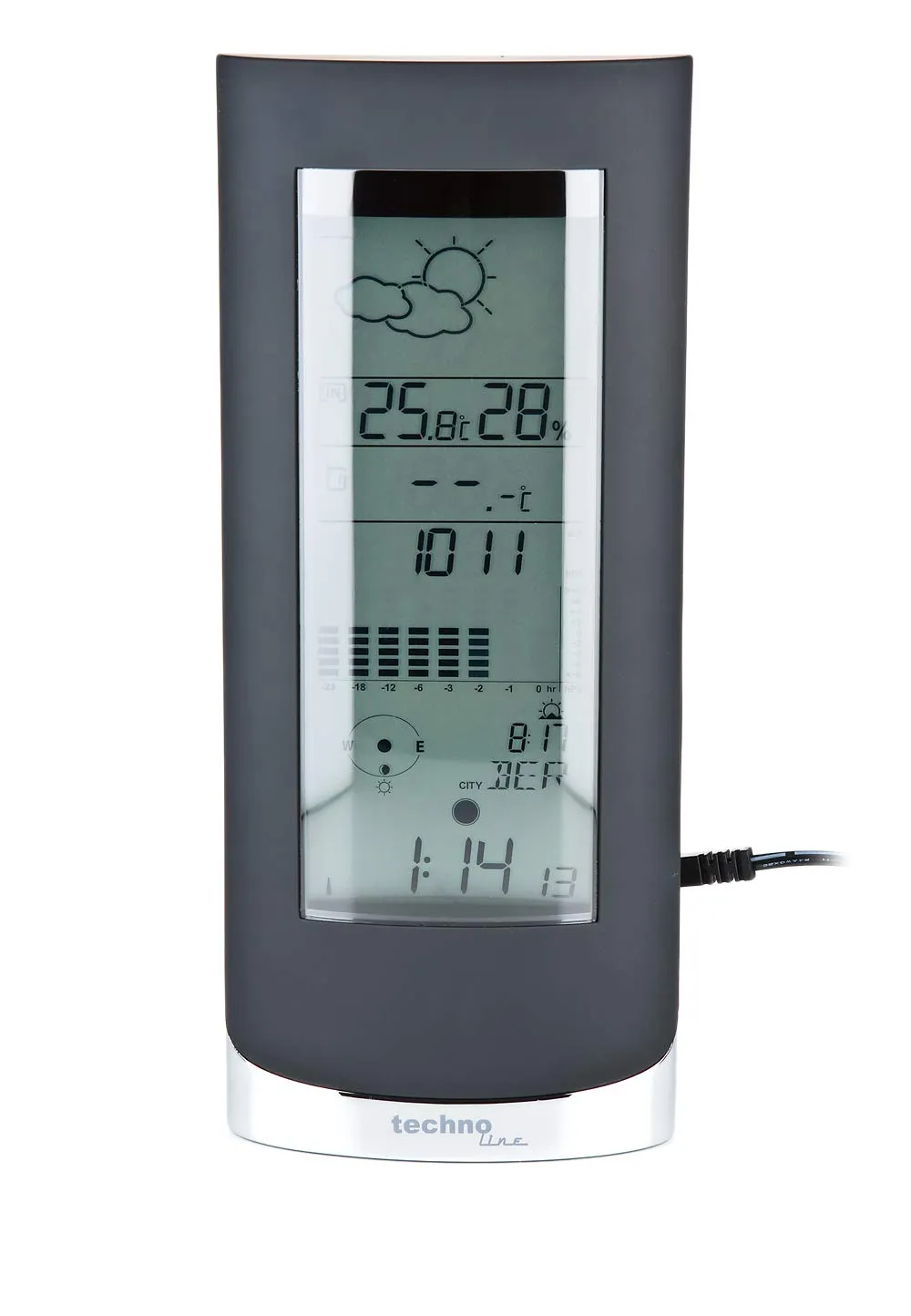 Technoline WS 6501 Wetterstation Funk Mondphase Farbdisplay
