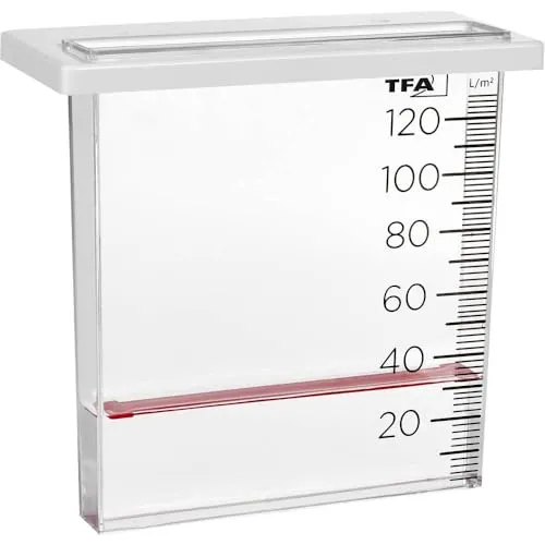 TFA Dostmann 47.1014 Regenmesser mit rotem Schwimmer wetterfest