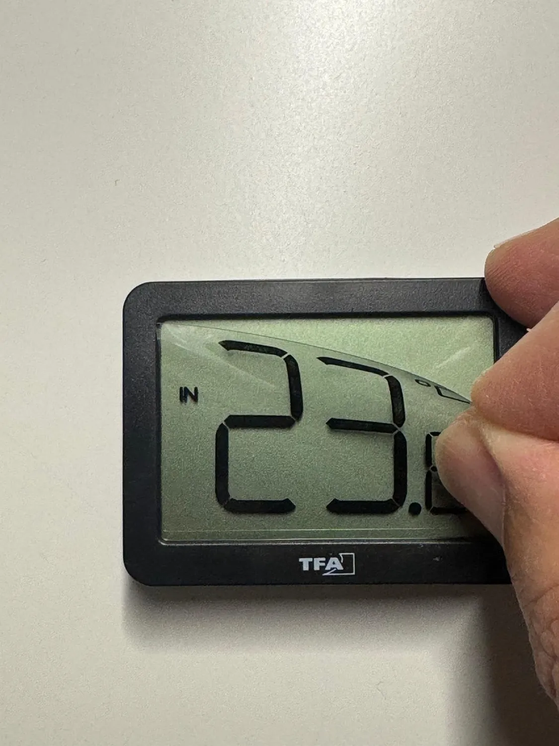 TFA Dostmann 30.1066.01 Thermometer Schwarz Kabel