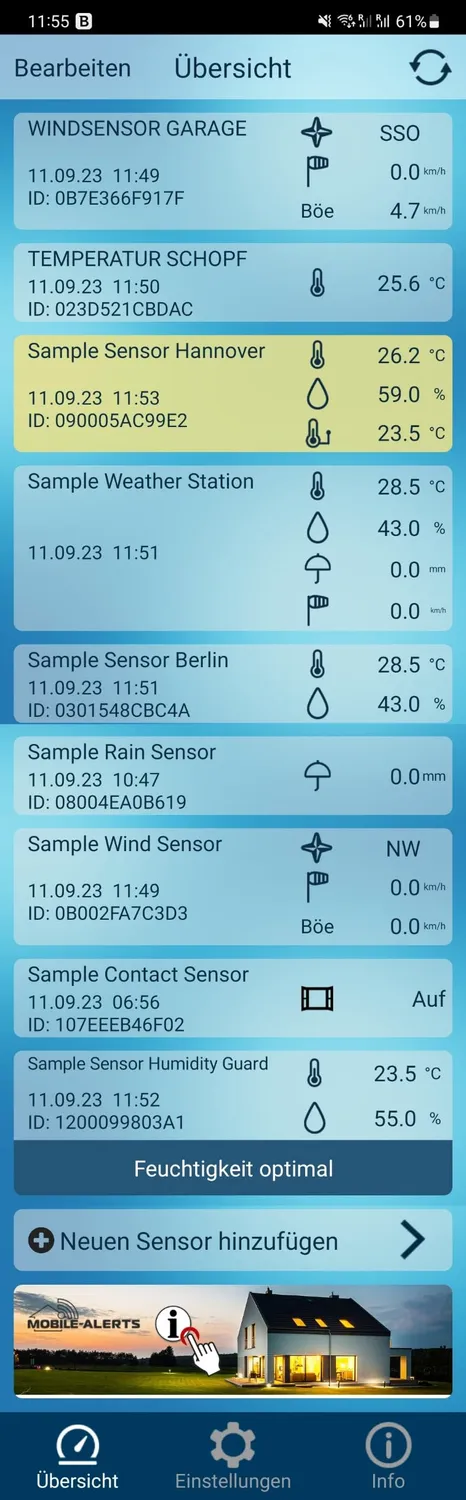 Technoline MA 10001 Hausüberwachung Starter-Set mit App