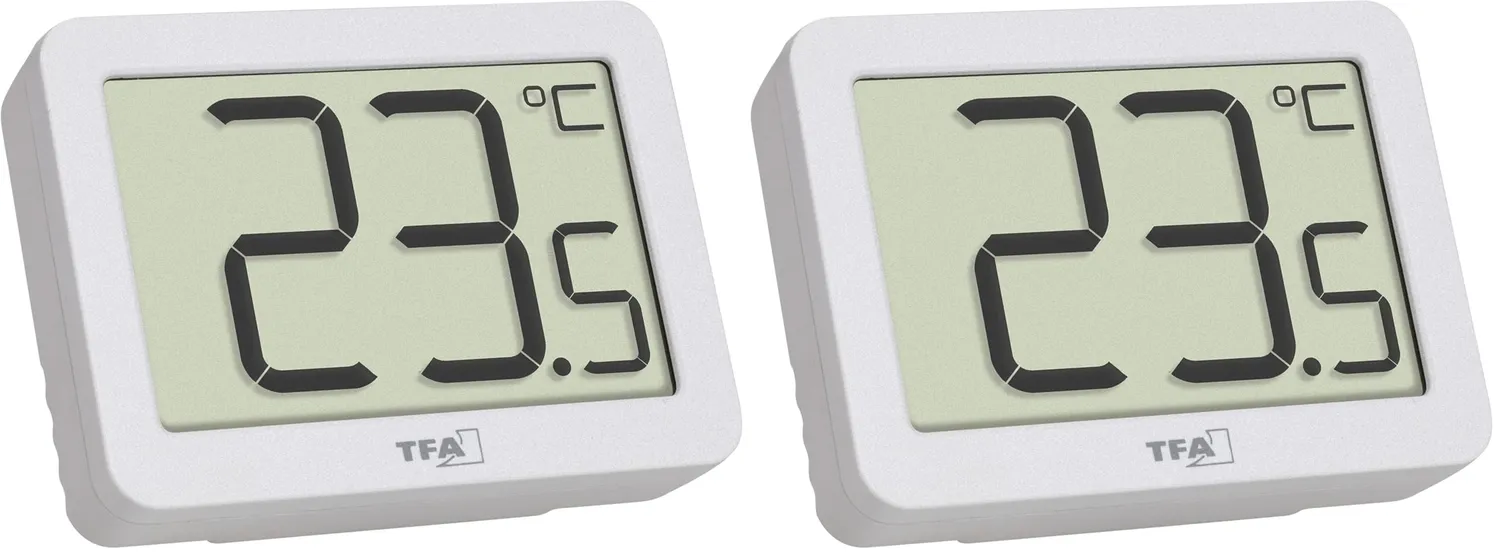 TFA Dostmann 30.1065.01 Thermometer schwarz kompakt Max-Min