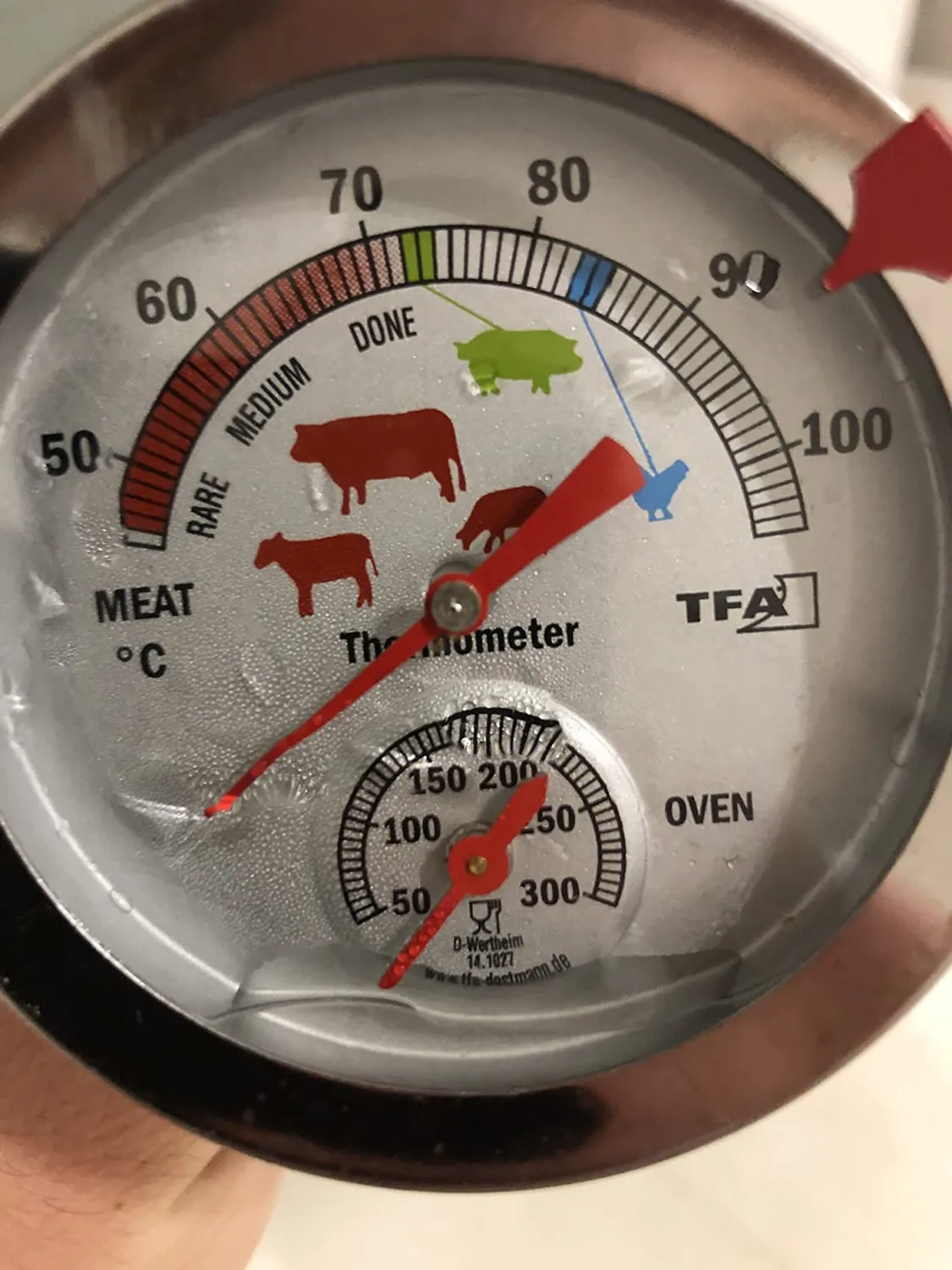 TFA Dostmann 14.1027 Braten-Thermometer Edelstahl analog