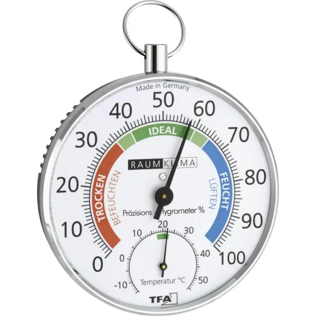 TFA Dostmann 45.2027 Thermo-Hygrometer analog bunt