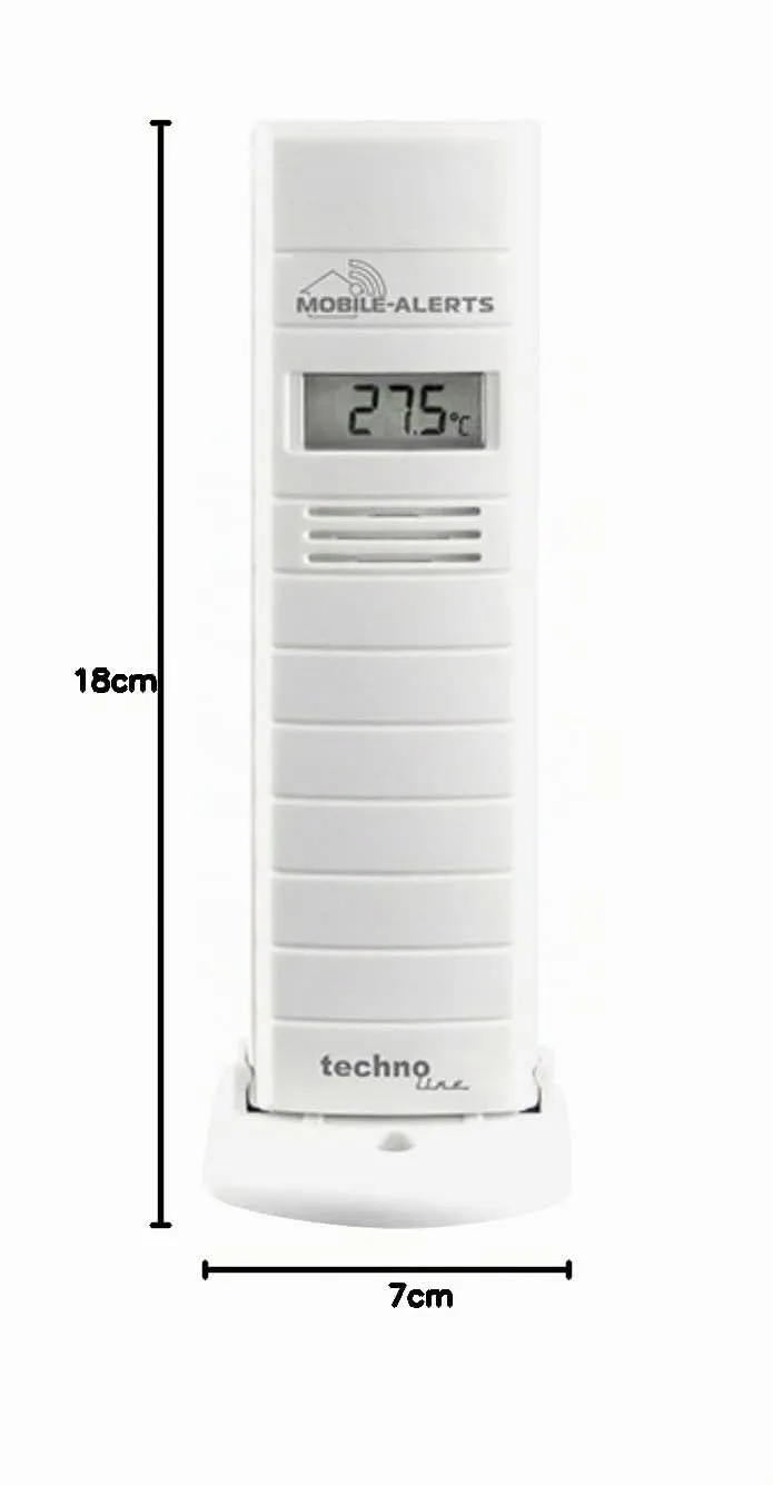 Technoline Mobile Alerts MA 10200 Thermo-Hygrosensor mit Alarm
