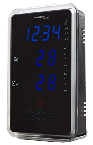 Technoline WS 6840 Wetterstation Silber-Schwarz