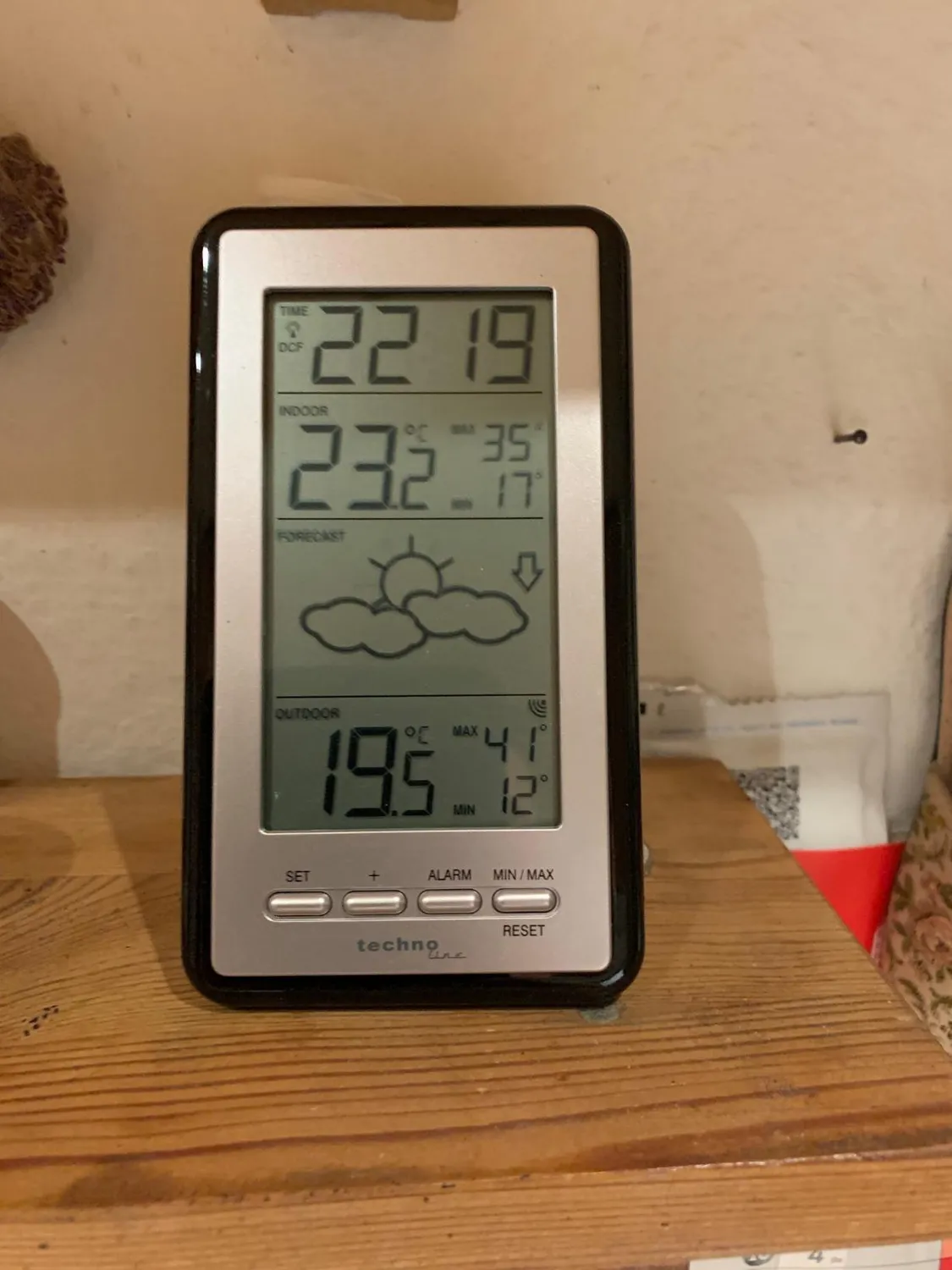 Technoline WS 9130 Funk-Wetterstation schwarz Vorhersage