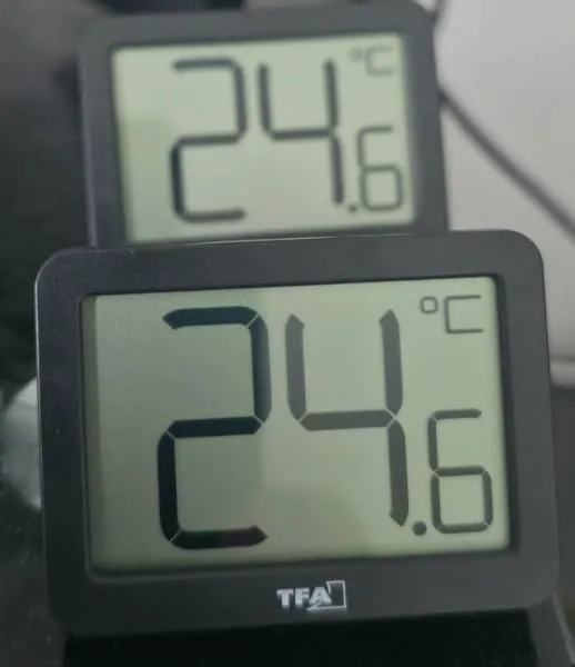 TFA Dostmann 30.1065.01 Thermometer schwarz kompakt Max-Min