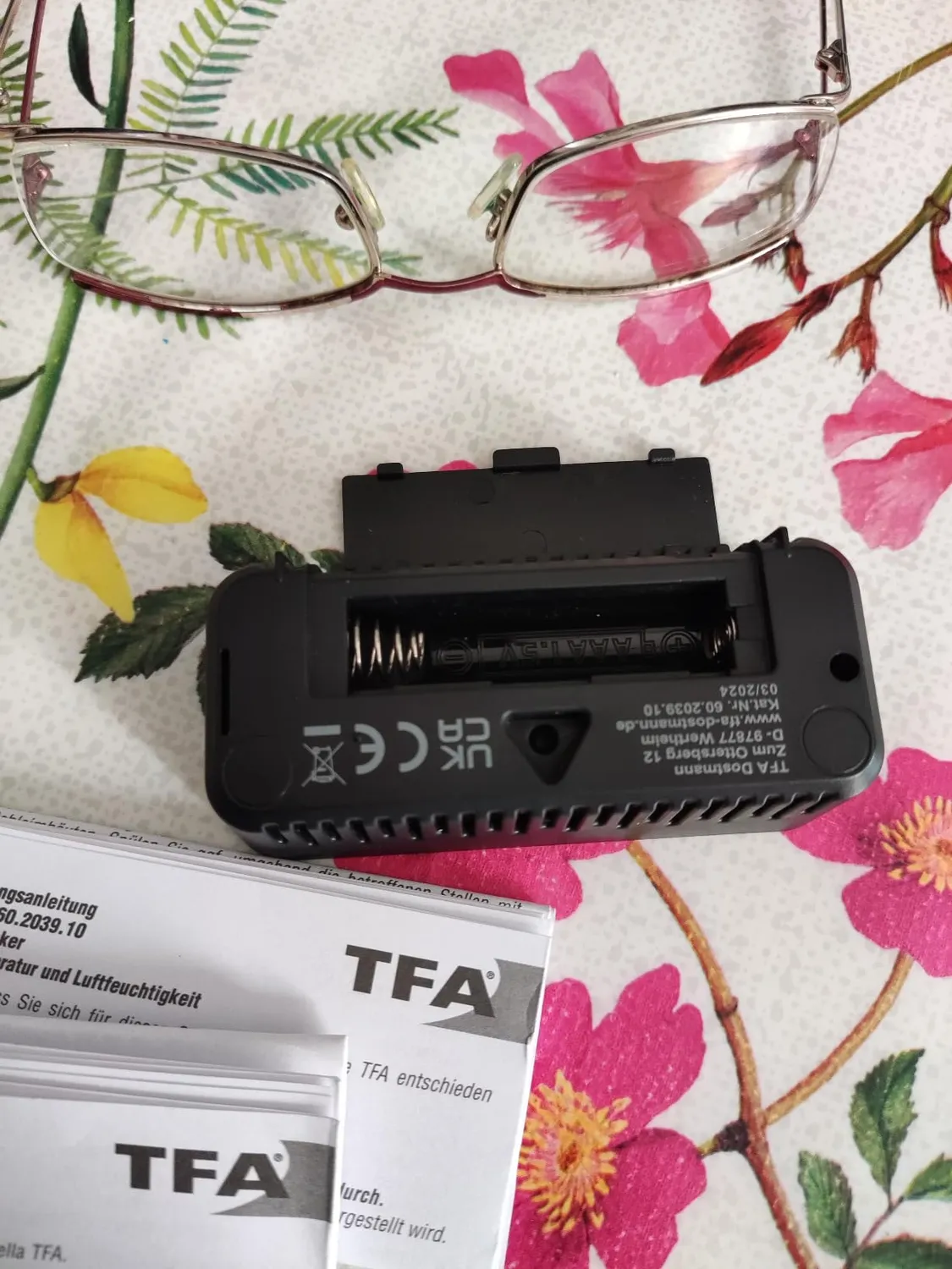 TFA Dostmann Switch 60.2039.10 Mini-Wecker Grau Thermo