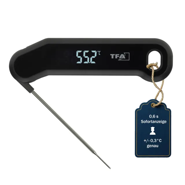 TFA Dostmann 14.1519 Fleischthermometer digital schwarz