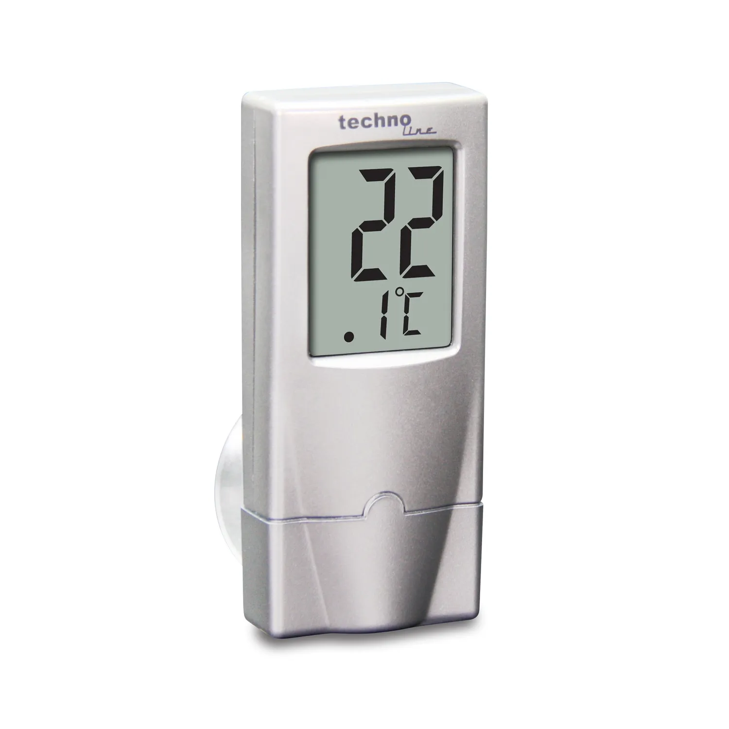 Technoline WS 7024 Temperaturstation Silber Saugnapf