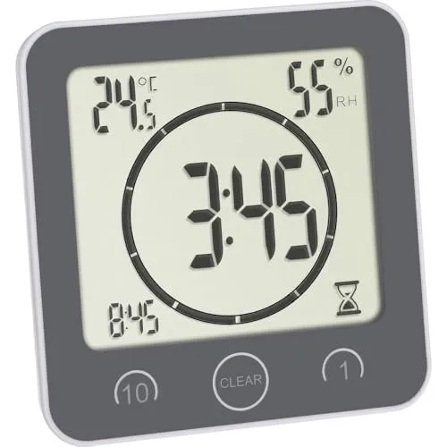 TFA Dostmann 60.4001.10 Küchenuhr grau Timer Thermo