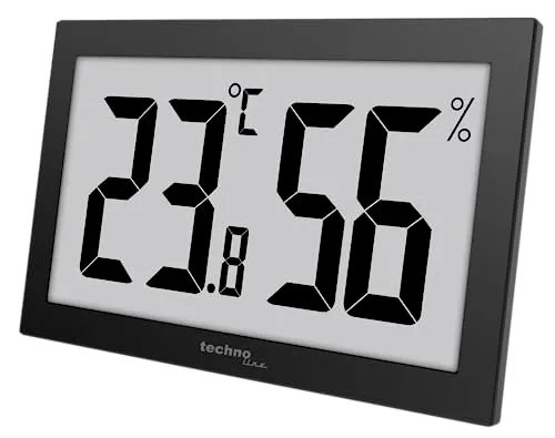 Technoline WS9465 Thermo-Hygrometer schwarz Jumbo-Display