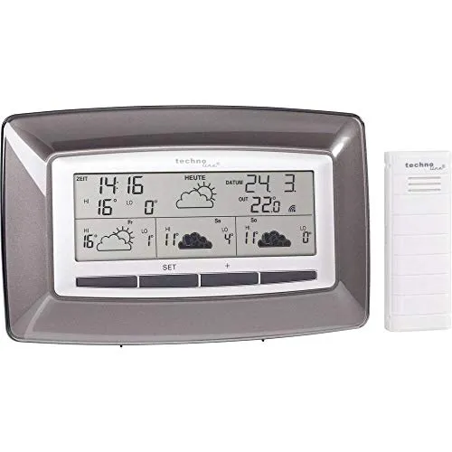 Technoline WD 4005 WetterDirekt-Station braun 4-Tage-Prognose