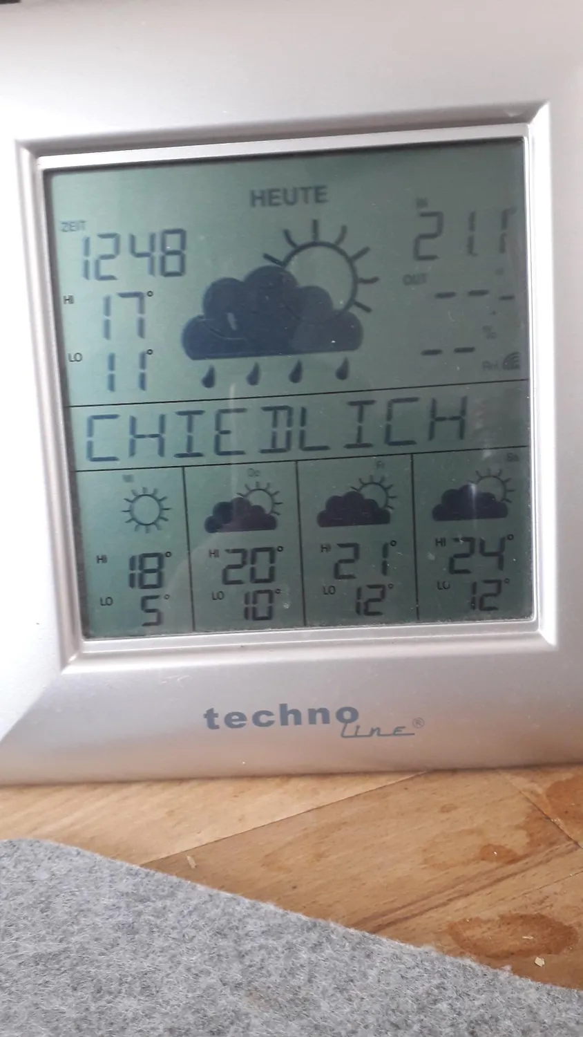 Technoline WD 9000 Wetterstation mit 5-Tage-Prognose