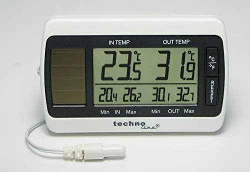 Technoline WS 7008 Thermometer Solar Kabelsonde