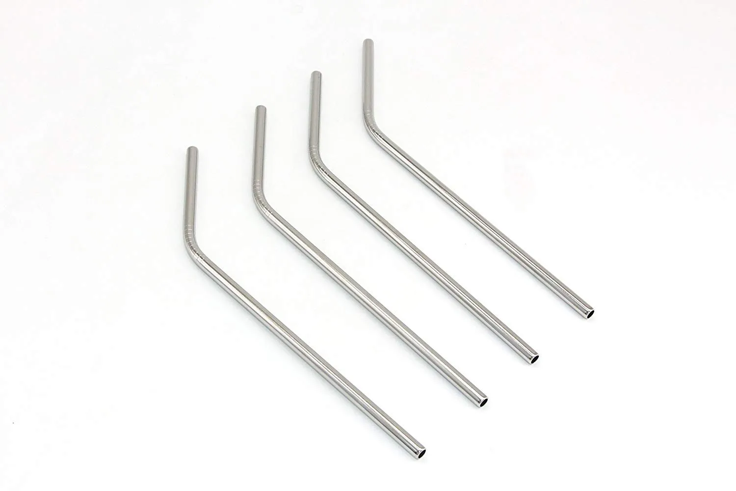 Technoline TH100 Edelstahl-Strohhalm 4er 25,5 cm wiederverwendbar