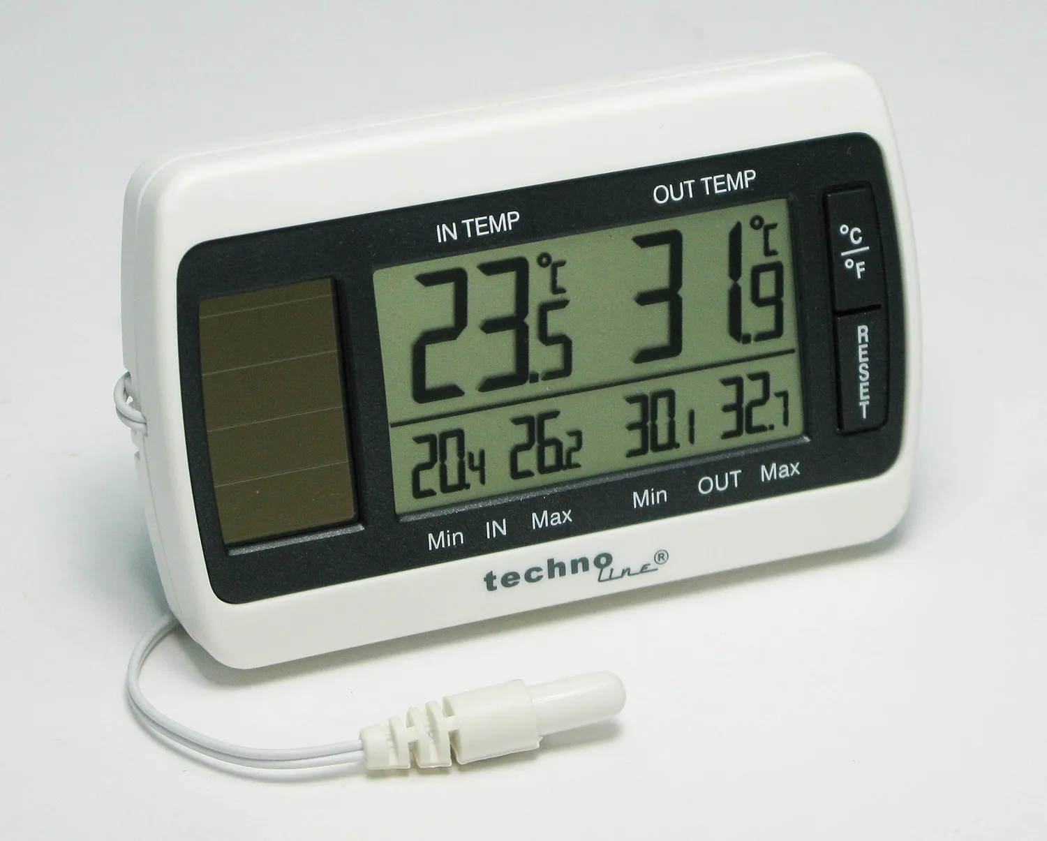 Technoline WS 7008 Thermometer Solar Kabelsonde
