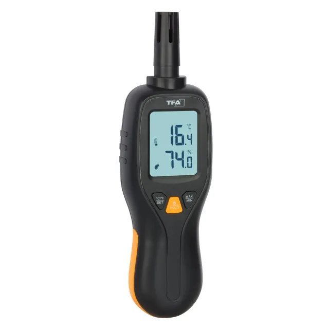 TFA Dostmann 31.1066.01 Hygrometer schwarz 0,3 Grad