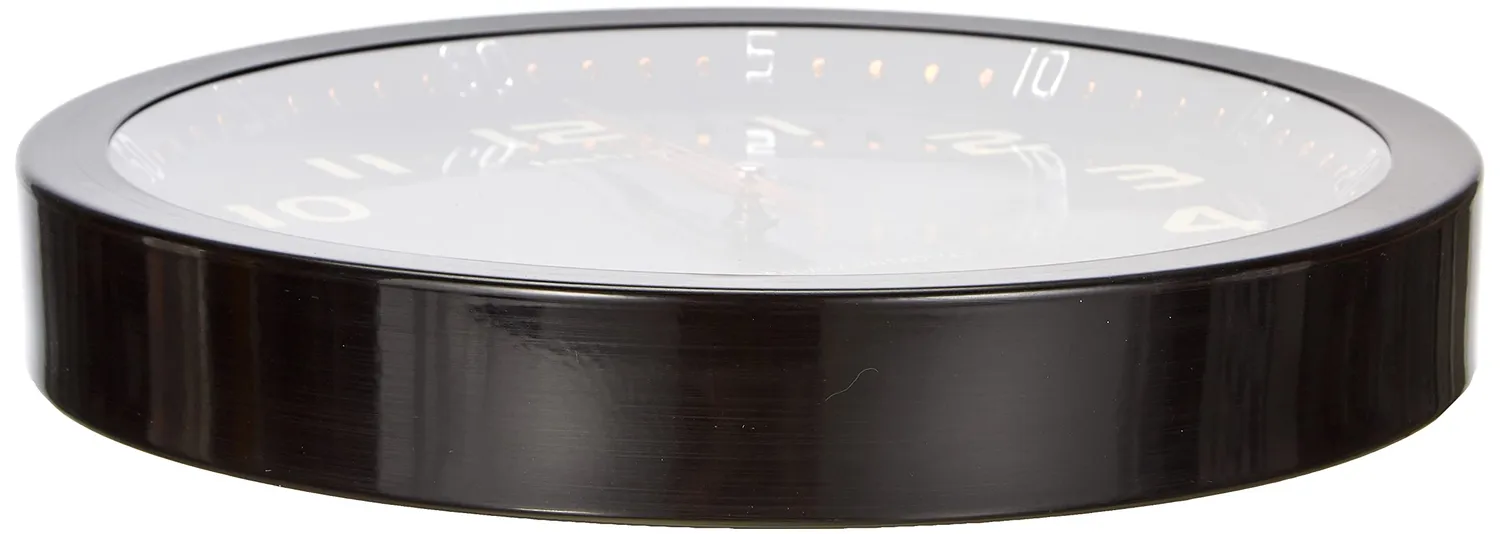 Technoline WT 8972 Funkwanduhr 30 cm schwarz-amber
