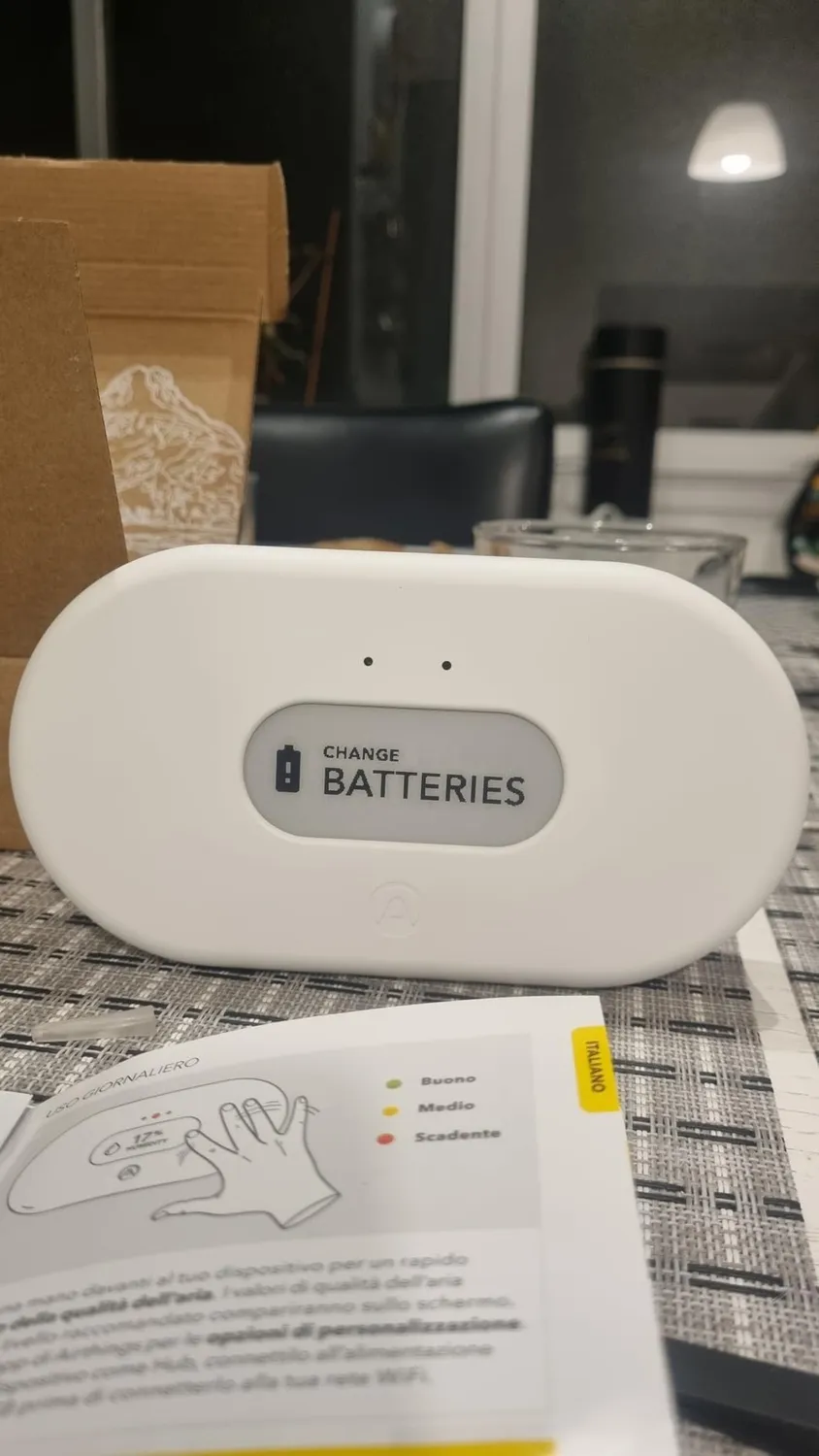 Airthings View Plus 2960 Luftqualitätsmonitor WLAN 7 Sensoren