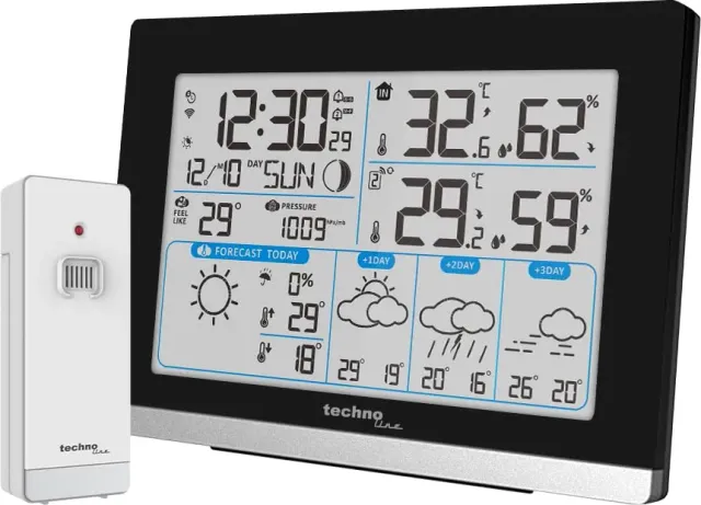 Technoline WD 2100 WLAN-Wetterstation mit Außensensor App