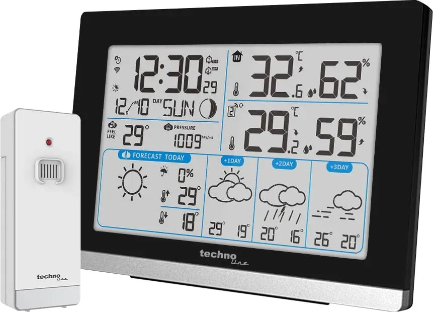Technoline WD 2100 WLAN-Wetterstation mit Außensensor App