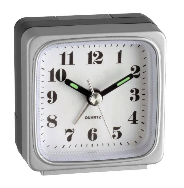 TFA Dostmann 98.1079 Wecker Analog Silber Mini