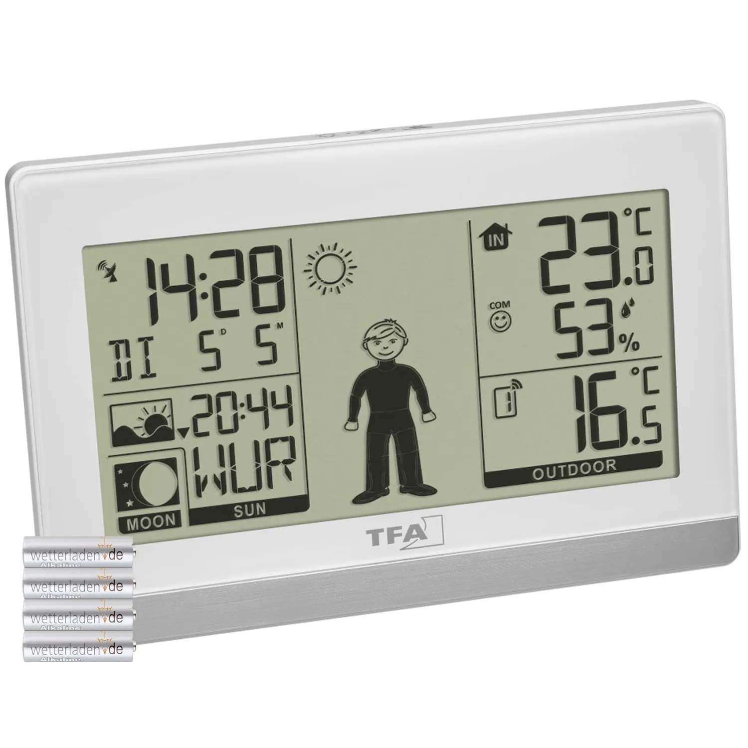 TFA Dostmann Weather Boy 35.1159.02 Wetterstation weiß