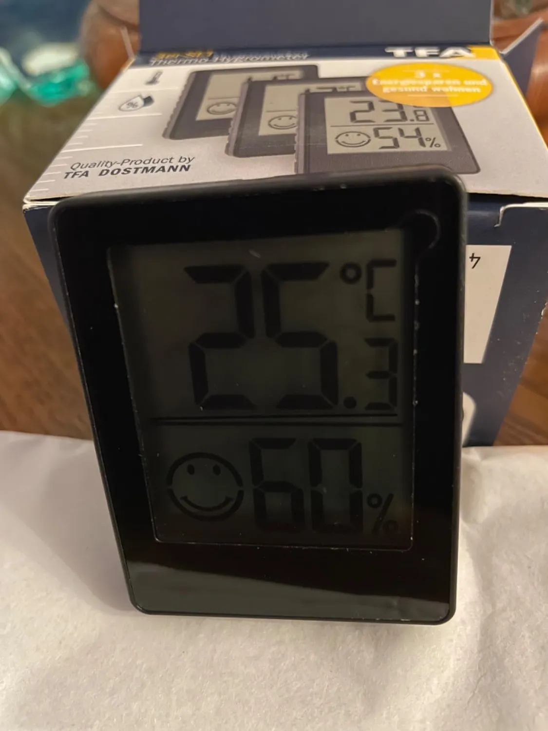 TFA Dostmann 30.5039.01.03 Mini Thermo-Hygrometer 3er-Set