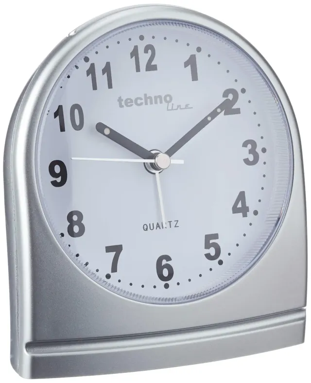 Technoline Geneva SL Quarzwecker silber analog