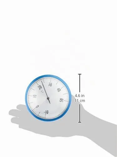 TFA Dostmann 40.2005 Schwimmbadthermometer analog blau Edelstahl
