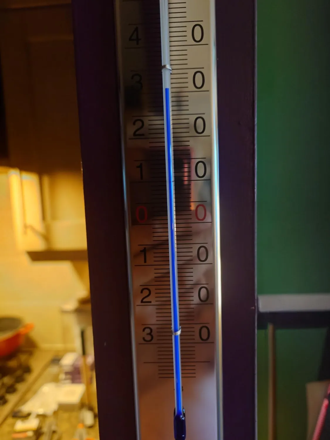 TFA Dostmann 12.2046 Innen-Außen-Thermometer Edelstahl 28cm