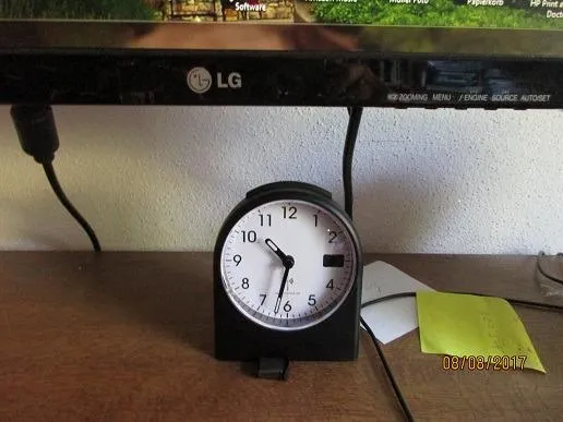 TFA Dostmann View 98.1040.01 Funkwecker Schwarz